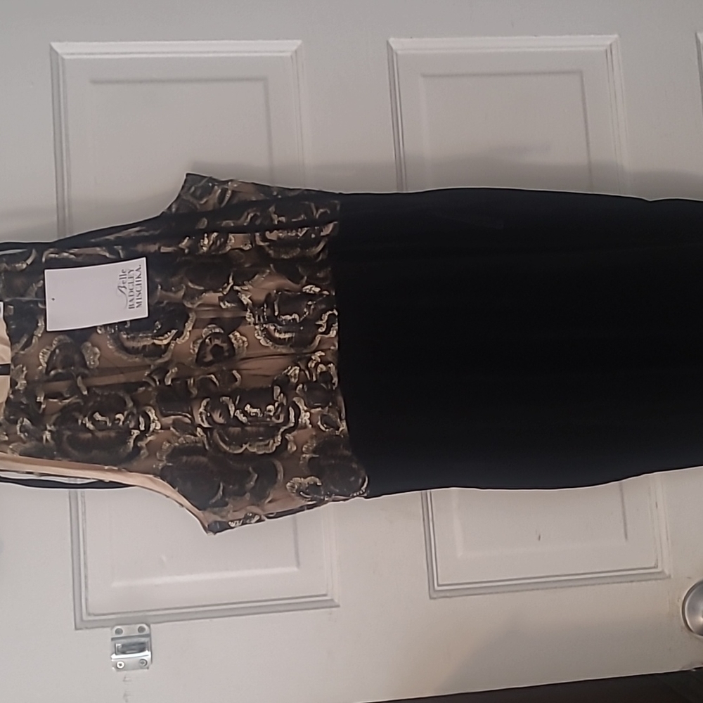 Gold and Black dress